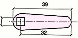 LENGUETA RECTA 39