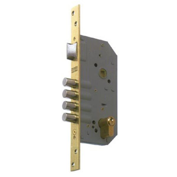 CERRADURA EMBUTIR BULONES G/LLAVE 601