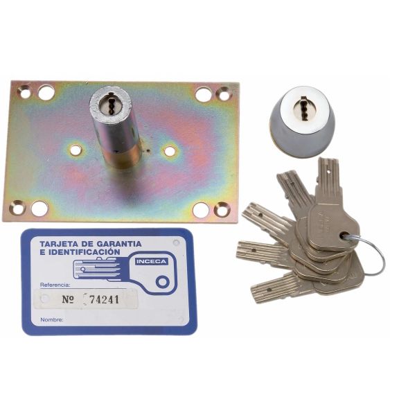 CILINDRO DOBLE CROMADO 55mm SIN PLACA