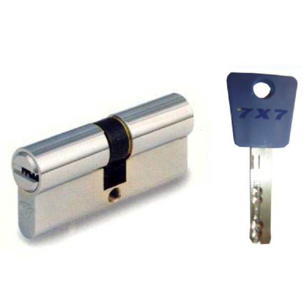 CILINDRO EUROPERFIL 7X7 NIQUEL