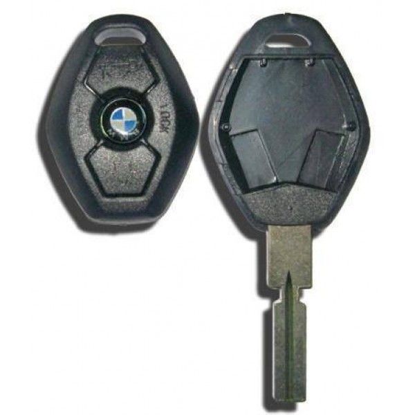 LLAVE CON CARCASA 2 BOTONES BMW