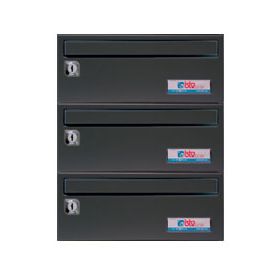 BUZON BARAJAS NEGRO 370x245x250 G3