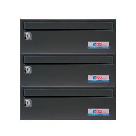 BUZON BARAJAS NEGRO 370x345x250 G3