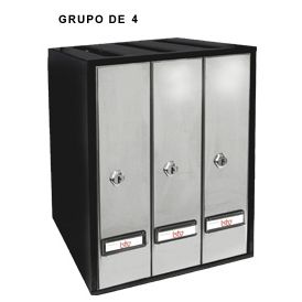 BUZON PRISMA PLATA G4