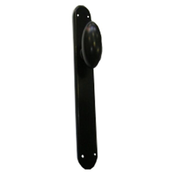 JGO.PLACA CON POMO NEGRO C/MUELLE