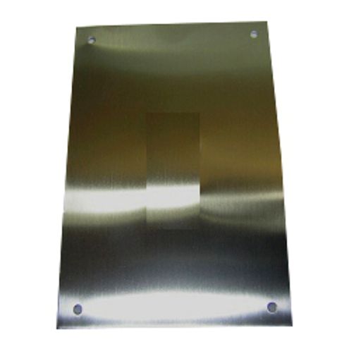 PLACA 8x12 INOX CIEGA