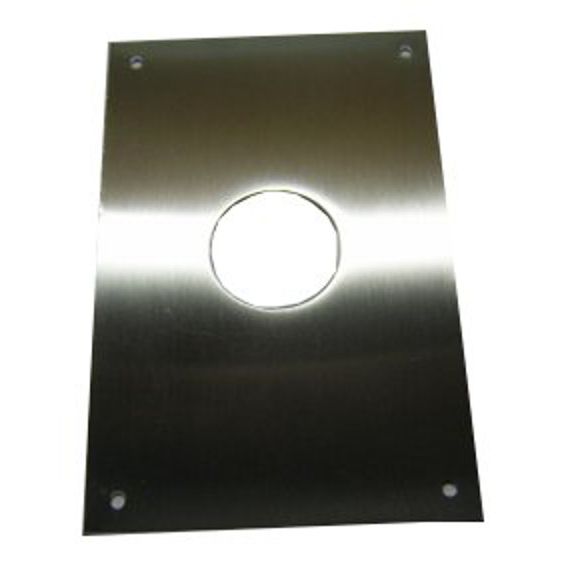 PLACA 9x25 INOX BOC.RED.28mm