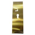PLACA PLRFA CUARTO DE AGUAS LATON